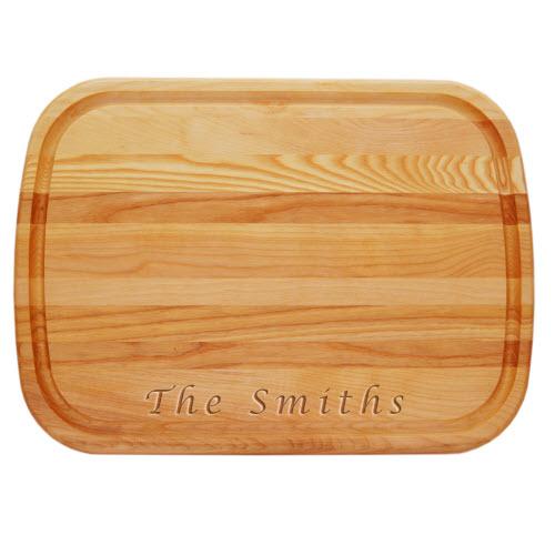 Large Personalized Everyday Wooden Cutting Board   21" x 15" x .75"  Home & Garden > Kitchen & Dining > Kitchen Tools & Utensils > Cutting Boards