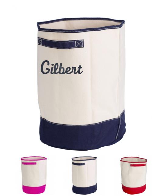 Personalized Heavy Duty Canvas Laundry Hamper   Home & Garden > Household Supplies > Laundry Supplies > Laundry Baskets