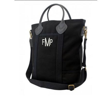 Personalized Flight Shoulder Bag in Solid Black   Luggage & Bags > Messenger Bags